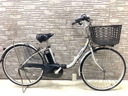 東京23区配達無料　新品バッテリー6.6Ah 新基準 Panasonic パナソニック ビビ電動自転車☆中古☆パナ ⑨