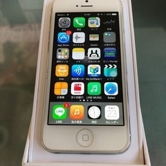 iPhone5  32GB ホワイト ifaceおまけ付き