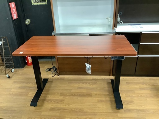 melple 電動昇降デスク E6B-R140N-JA ブラウン×ブラック　売場展開中！！！