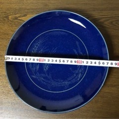 A-10【たち吉】瑠璃色、群青色プレートの画像