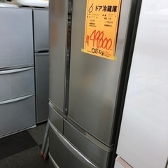 売り切れました！6ドア冷蔵庫 パナソニック 501L 自動製氷機能付 エコナビ