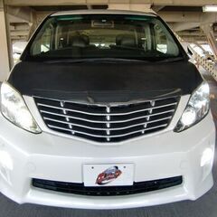 山梨【自社ローン】★保証人無し★全国対応★アルファード240S★社外21インチAW★Bモニター★カーボンボンネット★の画像