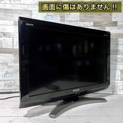 【すぐ見れる‼️】SHARP AQUOS 液晶テレビ 26型✨ PC入力可能⭕️ 配送＆取付け無料🚚の画像