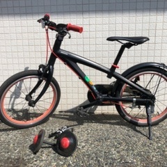 子供用自転車「レベナ ブラック」18インチ　中古