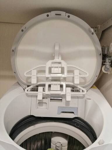 SHARP シャープ 電気洗濯乾燥機 ES-TX820 洗濯機 2012年製 プラズマクラスター 8kg 取扱説明書付き ホワイト