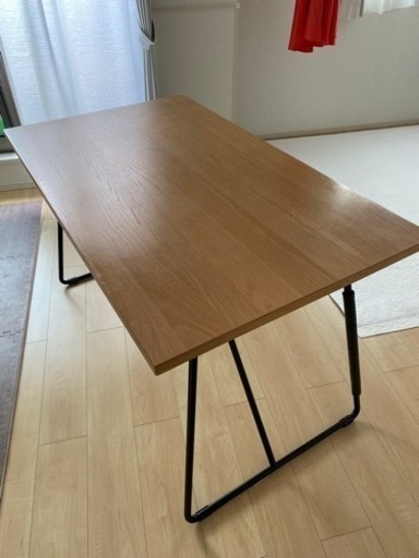 無印良品　折りたたみテーブル　幅120 オーク材