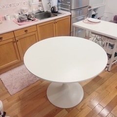 受け渡し決定しました！IKEA 円形テーブル　ドクスタ　ダイニン...