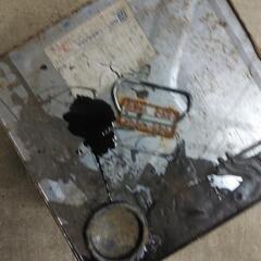 ペンキ焦げ茶色残りの画像