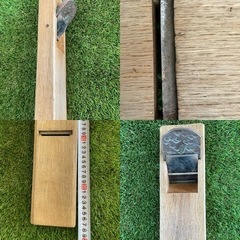 鉋 座頭市 身幅7.2㎝  墨打ち 箱袋付 寸八 の画像