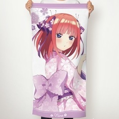 五等分の花嫁 二乃 桜和装 バスタオル