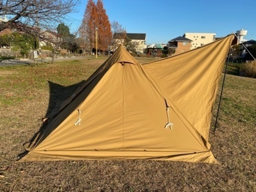 WAQ Alpha TC ソロ用ワンポールテント　　　　
キャンプ未使用品[お買い得]