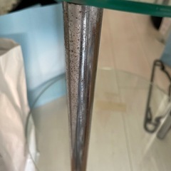 ガラスサイドテーブルの画像