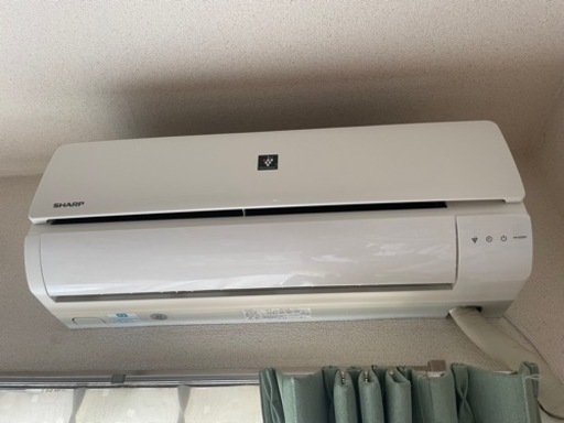 お話中。エアコン　シャープ