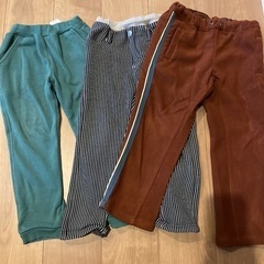 男の子用　冬物ロングパンツ　120  3枚セット