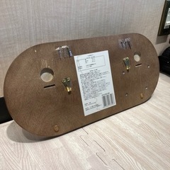 壁掛けミラー　ハンガー付き　ミニテーブルの画像
