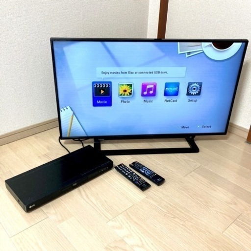 【受け渡し予定決まりました】TOSHIBA 40インチ液晶テレビ&LG レコーダー