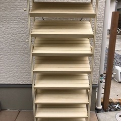 ベルメゾン　シューズラック　アンティーク　斜め　北欧　ナチュラルの画像