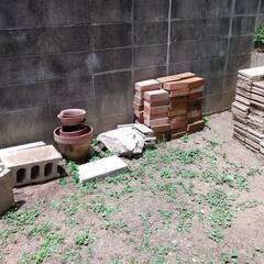 【差し上げます】レンガ、ブロックなど