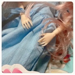 ꒰未開封꒱ブルーベース ドール青たれ目ブルーアイズ人形 夢可愛い インテリア雑貨の画像