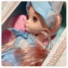 ꒰未開封꒱ブルーベース ドール青たれ目ブルーアイズ人形 夢可愛い インテリア雑貨の画像