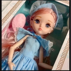 ꒰未開封꒱ブルーベース ドール青たれ目ブルーアイズ人形 夢可愛い...