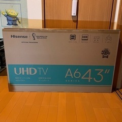 【新品・未開封】Hisense 液晶テレビ 4k 43A6Gの画像