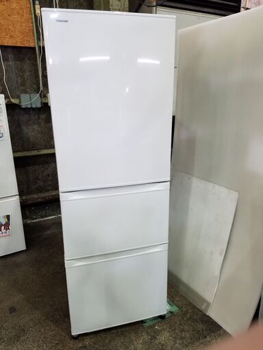 【愛品館市原店】東芝 2020年製 363L 3ドア冷蔵庫 GR-R36S（WT)
