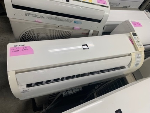 ★M2★1台限定価格！即納可/エアコン本体+標準取付工事込み！シャープ/2015/2.2kw（6～9畳目安）