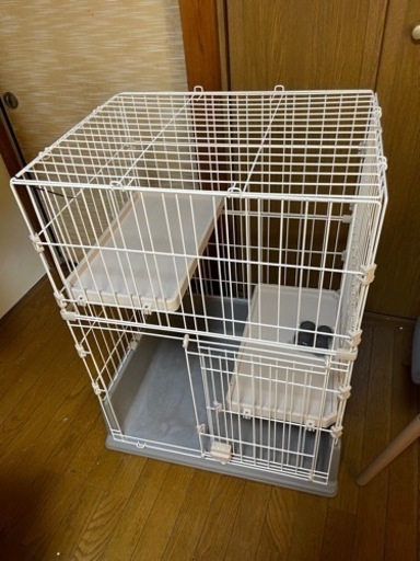 【中古】猫用ケージお譲りします【直接取引のみ】