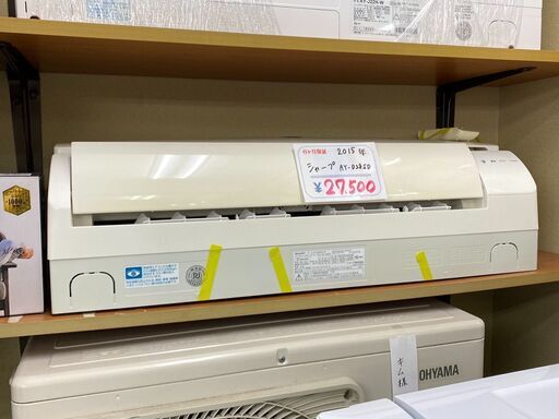 店頭販売中　エアコン　シャープ　10畳用