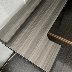 シンプルデザインL字デスクの画像