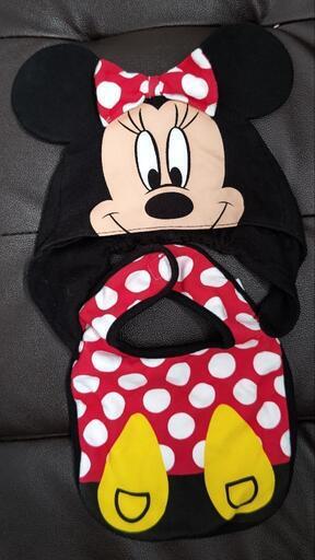 未使用　ベビードール　BABYDOLL　2way ミニー　Minnie　スタイ　帽子　なりきりスタイ　ディズニー　Disney　インパ　ディズニーランド　ディズニーシー　キャラグリ　グリーティング