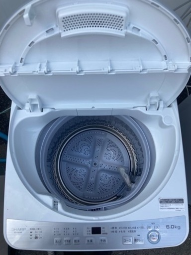 SHARP ES-GE6B-W [全自動洗濯機(6.0kg) ホワイト系] リサイクルショップ宮崎屋　佐土原店22.6.24F