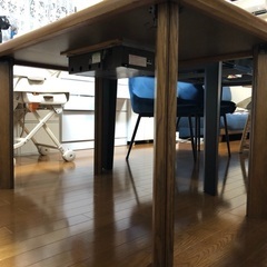 中古美品テーブル　ガスコンロ付きの画像