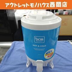 美品 ウォータージャグ ３Ｌ 携帯式保温・保冷容器 脚折りたたみ...