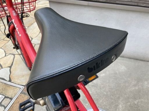 ?美車?バッテリーほぼ新品！　8.7Ah　ブリヂストン　ビッケ　bikke　2016　電動自転車　３人乗り　子供乗せ　20インチ　62