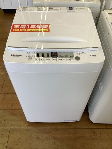 【トレファク花小金井店】Hisence/5.5kg/2022年製/洗濯機/簡易乾燥機付き洗濯機/乾燥機/１年保証/中古洗濯機/格安洗濯機/武蔵野市/小平市/小金井市/国分寺市/杉並区/【トレファク花小金井店】