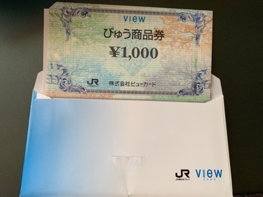 びゅう商品券1万円分