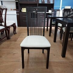 ラスト1台　メーカー不明　ダイニング５点セット　ダークブラウン　【愛品倶楽部柏店】の画像