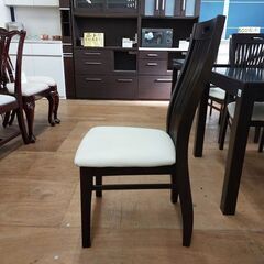 ラスト1台　メーカー不明　ダイニング５点セット　ダークブラウン　【愛品倶楽部柏店】の画像