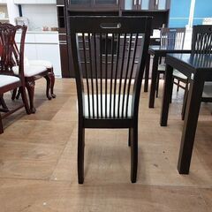 ラスト1台　メーカー不明　ダイニング５点セット　ダークブラウン　【愛品倶楽部柏店】の画像