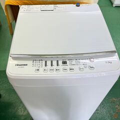 ★美品★HW-G55B 洗濯機 2020年 5.5kg Hisense ハイセンス 洗濯 生活家電