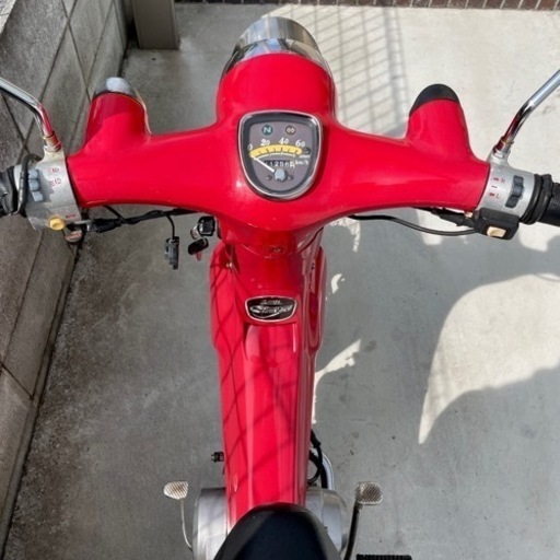 魅惑のレッド！　ホンダ　リトルカブ　C50  セル無し　３段変速！