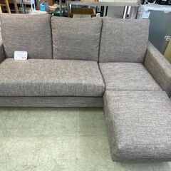 店頭販売中 オットマンつき ソファ グレー