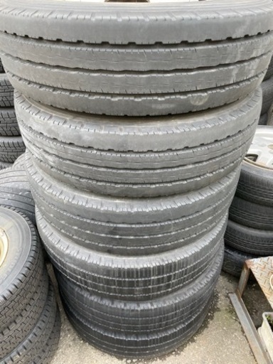 215/70R17.5 YOKOHAMA LT151R  TOPY DF2B 17.5インチ 6J +120 PCD203.2 5H