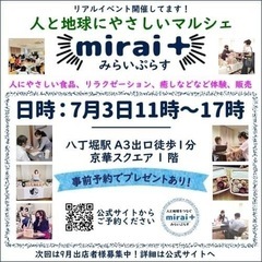 人と地球にやさしいマルシェ八丁堀イベント