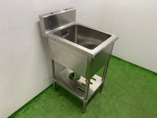 タニコー/TANICO　業務用　ステンレス１槽シンク流し台　店舗　飲食店　厨房　W４５０ｘＤ６００ｘH８５０ｍｍ
