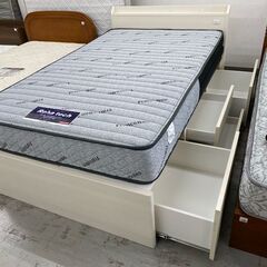 愛品館 江戸川店】フランスベッド セミダブルベッド ID:153-018115-007