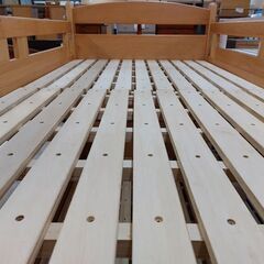 メーカー不明　木製２段ベッド　【愛品倶楽部柏店】の画像
