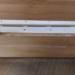 メーカー不明　木製２段ベッド　【愛品倶楽部柏店】の画像